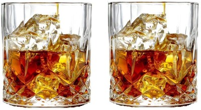 AFAST (Pack of 2) E_FNGlass-G2 Glass Set Whisky Glass(200 ml, Glass, Clear)