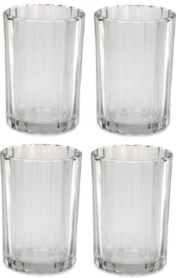 AFAST (Pack of 4) E_GGlass- G4 Glass Set Water/Juice Glass(175 ml, Glass, Clear)