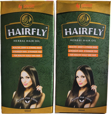 Hairfly Herbal Hair Oil with Kshirpak Vidhi (Milk Processes) Hair Oil(200 ml)