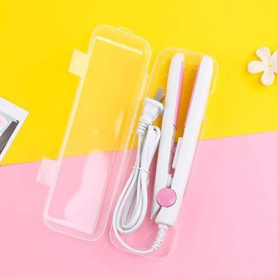 ZAUKY Hair Straightener Mini Professional Hair Pressing Machine With Temperature Control, Flat Iron Plate With Plastic Storage Box Pack Of 1 (Random color) Hair Straightener (Multicolor) Hair Straightener Mini Professional Hair Pressing Machine With Temperature Control Hair Straightener (Multicolor)