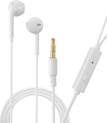 VIPPO VHB-8 STEREO MUSIC Compatible ALL 3.5 mm jack MOBILE PHONES Wired Headset(White, In the Ear)