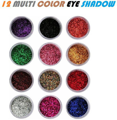 MYEONG Eye Shadow Glitter Powder Set And Nail Art Long Lasting. 60 g(multi color)