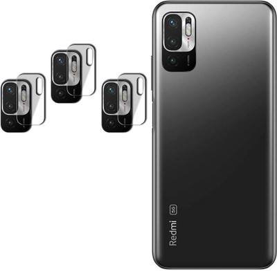 XAZE Back Camera Lens Glass Protector for REDMI NOTE 10T 5G(Pack of: 3)