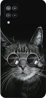 AsSkin Samsung Galaxy F12, samsung galaxy f12 Mobile Skin(Ultra Super Kitto Cat With High Matte Finish.Skin)
