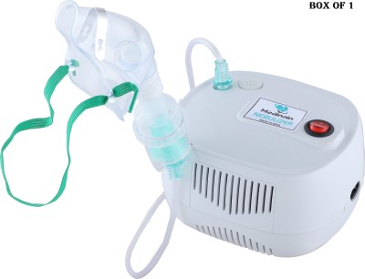 MEDINAIN Compressor Nebulizer With Portable And Light Weight Machine Kit For Adult and Kid Nebulizer(White)