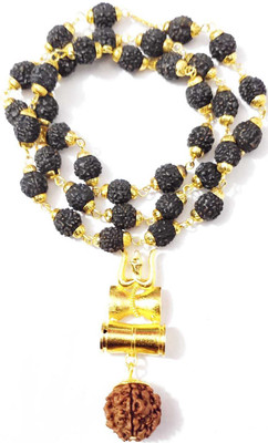 LETNIX Gold-plated Plated Brass, Wood Chain