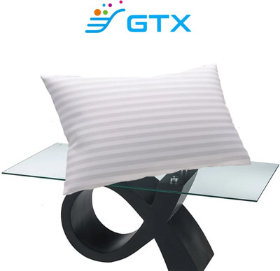 GTX Microfibre Sleeping Pillow Pack of 1 Stripes(White)