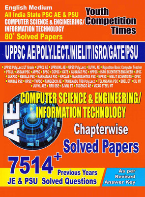 AE Computer Science & Engineering Information Technology Chapterwise Solved Papers UPPSC AE /POLY. LECT./NIELIT/ISRO/GATE/PSU(Paperback, YCT)