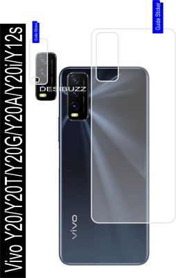 DESIBUZZ Back Screen Guard for Vivo Y20, Vivo Y20G, Vivo Y20T, Vivo Y20i, Vivo Y20A, Vivo Y12s, Camera lens(Pack of 2)