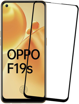Kartuce Edge To Edge Tempered Glass for Oppo F19s(Pack of 1)