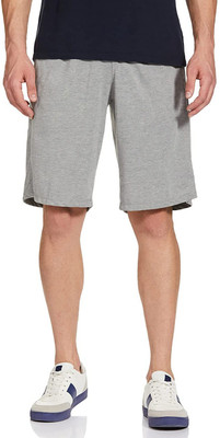 Jonney Solid Men Grey Regular Shorts