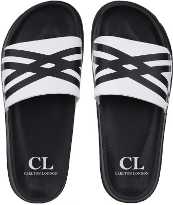 CARLTON LONDON Men Slides(Black , 8)