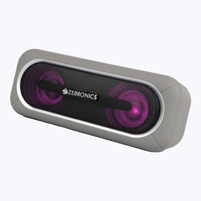 ZEBRONICS Zeb-Delight 20 10 W Bluetooth Speaker(Grey, Mono Channel)