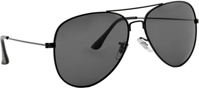 Redleaf Aviator Sunglasses(For Men, Black)