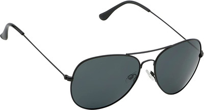 Redleaf Aviator Sunglasses(For Men, Black)