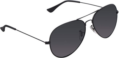 Redleaf Aviator Sunglasses(For Men, Black)