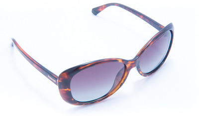 POLAROID Cat-eye Sunglasses(For Women, Brown)
