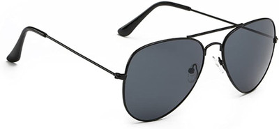 Redleaf Aviator Sunglasses(For Men, Black)