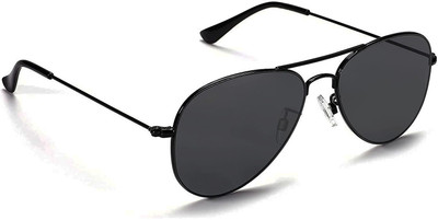 Redleaf Aviator Sunglasses(For Men, Black)