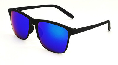 BAJERO Retro Square Sunglasses(For Men & Women, Green)