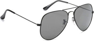 Redleaf Aviator Sunglasses(For Men, Black)