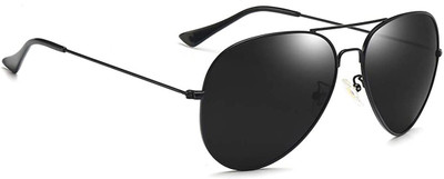 Redleaf Aviator Sunglasses(For Men, Black)