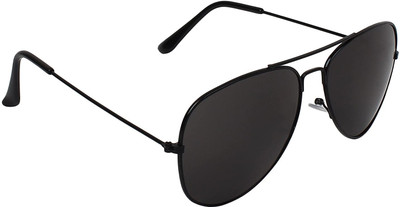 Redleaf Aviator Sunglasses(For Men, Black)
