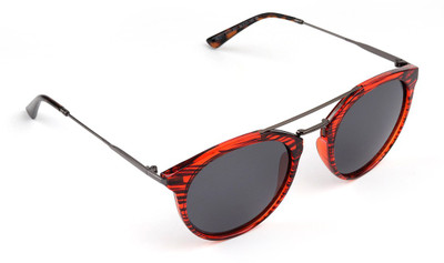 AEROPOSTALE Round Sunglasses(For Women, Black)