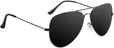 Redleaf Aviator Sunglasses(For Men, Black)
