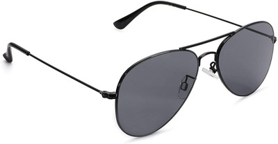 Redleaf Aviator Sunglasses(For Men, Black)