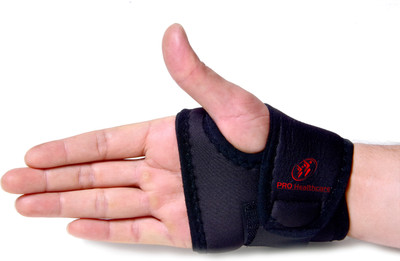 PRO Healthcare wrist Support With Thumb Wrap Wrist Support(Black)