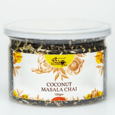 The Indian Chai Coconut Masala Chai Black Pepper, Cinnamon, Cloves, Ginger, Cardamom Masala Tea Vacuum Pack(100 g)