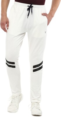 VAN HEUSEN Striped Men White Track Pants