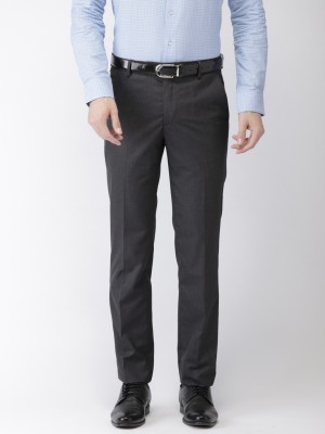 Maleno Slim Fit Men Grey Trousers