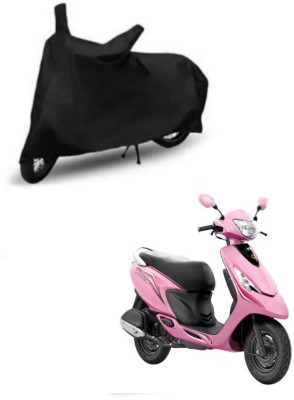 JYENTERPRISES Two Wheeler Cover for TVS(Zest, Black)