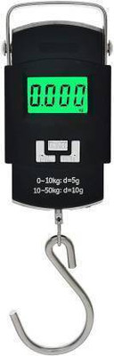 PRATYANG Weighing Scale Digital Portable Hook Type 50kg,luggage weight machine Weighing Scale(Black)