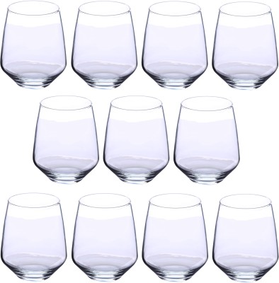 Somil (Pack of 11) Multipurpose Drinking Glass -B509 Glass Set Water/Juice Glass(350 ml, Glass, Clear)