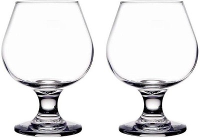 AFAST (Pack of 2) Stylish Transparent Glass For Bar, Home, Restaurant - BP1 Glass Set Wine Glass(300 ml, Glass, Clear)