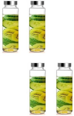 1st Time Glass Utility Container  - 750 ml(Pack of 4, Clear)