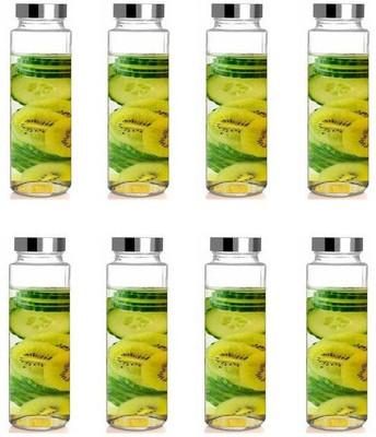 1st Time Glass Utility Container  - 750 ml(Pack of 8, Clear)