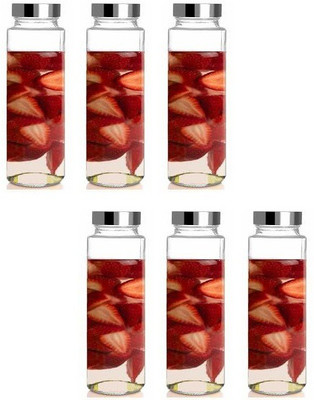 Somil Glass Utility Container  - 750 ml(Pack of 6, Clear)
