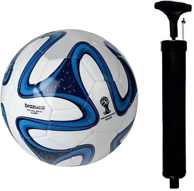 radion Brazuca 2 colour football with Air pump Football Kit