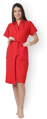 lacylook Red 3XL Bath Robe(1 bath robe, For: Women, Red)