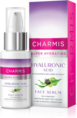 Charmis Super Hydrating Hyaluronic Acid Face Serum for 72H Hydration,Plump & Bouncy Skin(30 ml)