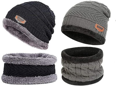 TruFlair Beanie Cap(Pack of 2)