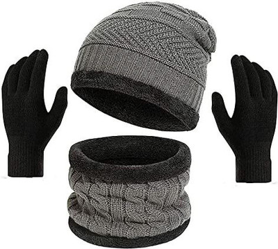 SaleXgrowth Solid Beanie Cap