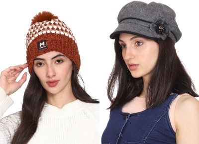 ambitieux Beanie Cap(Pack of 2)