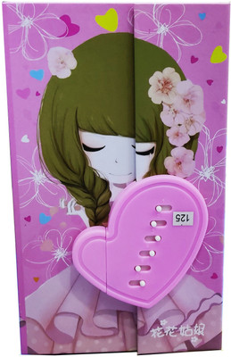 chuz n pick Handcrafted A5 Diary Ruled 100 Pages(Pink)