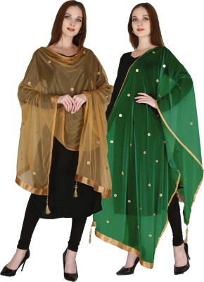 DIAMO Silk Blend Embellished Women Dupatta