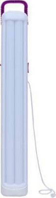 GLOWISH SUPER BRIGHT RECHARGEABLE EASY HANGING LED TWIN TUBE WITH SUPER GLOWING LIGHT 12 hrs Torch Emergency Light(OFF WHITE)